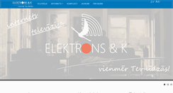 Desktop Screenshot of elektrons-k.lv